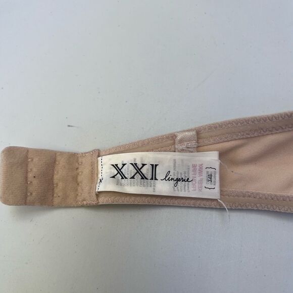 XXI  lingerie Strapless underwire bra size 34B - Picture 4 of 5
